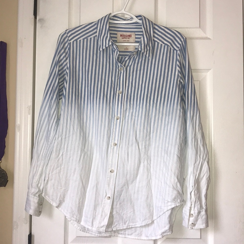 Boyfriend fit button down shirt